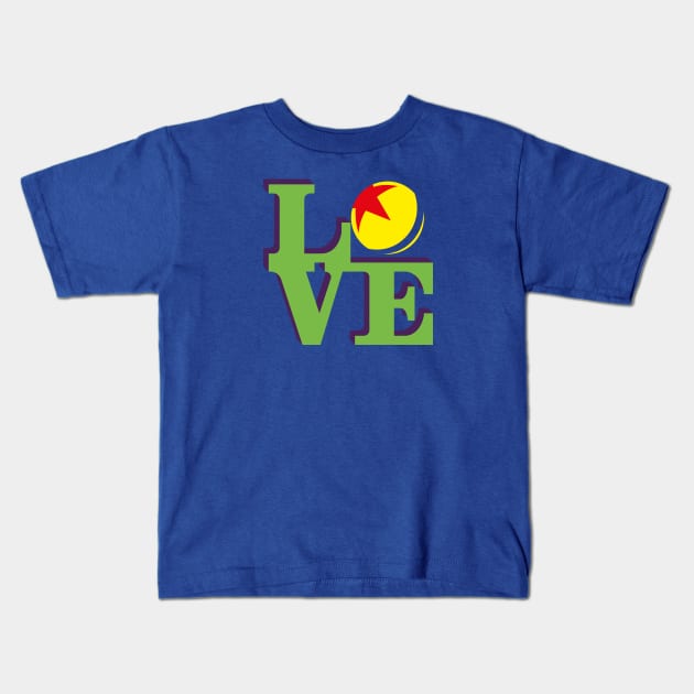 Love Luxo Ball Kids T-Shirt by Spybooth